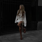 Brontë - Pleated Mini Dress Olivia The Label