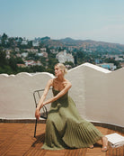 Lottie - Bustier Sleeveless Midi Dress Olivia The Label