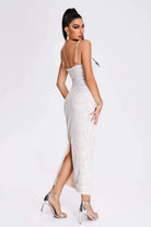 Seren - Pearl Sequin Midi Dress Olivia The Label