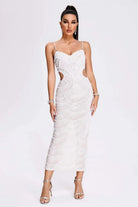 Seren - Pearl Sequin Midi Dress Olivia The Label