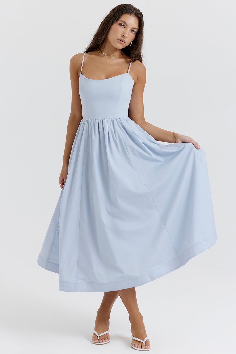 Jenna Elegant Midi Dress Olivia The Label