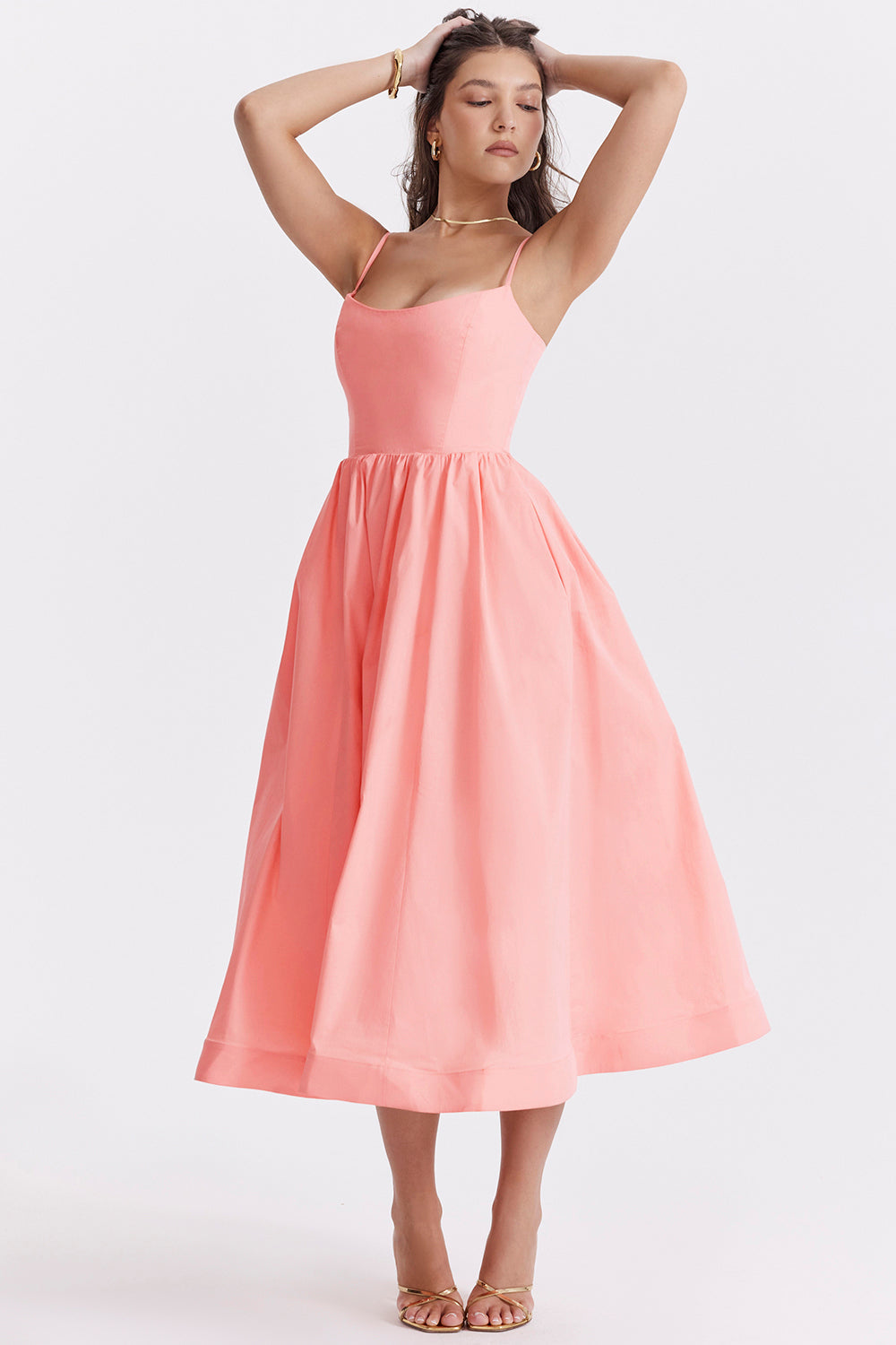 Jenna Elegant Midi Dress Olivia The Label