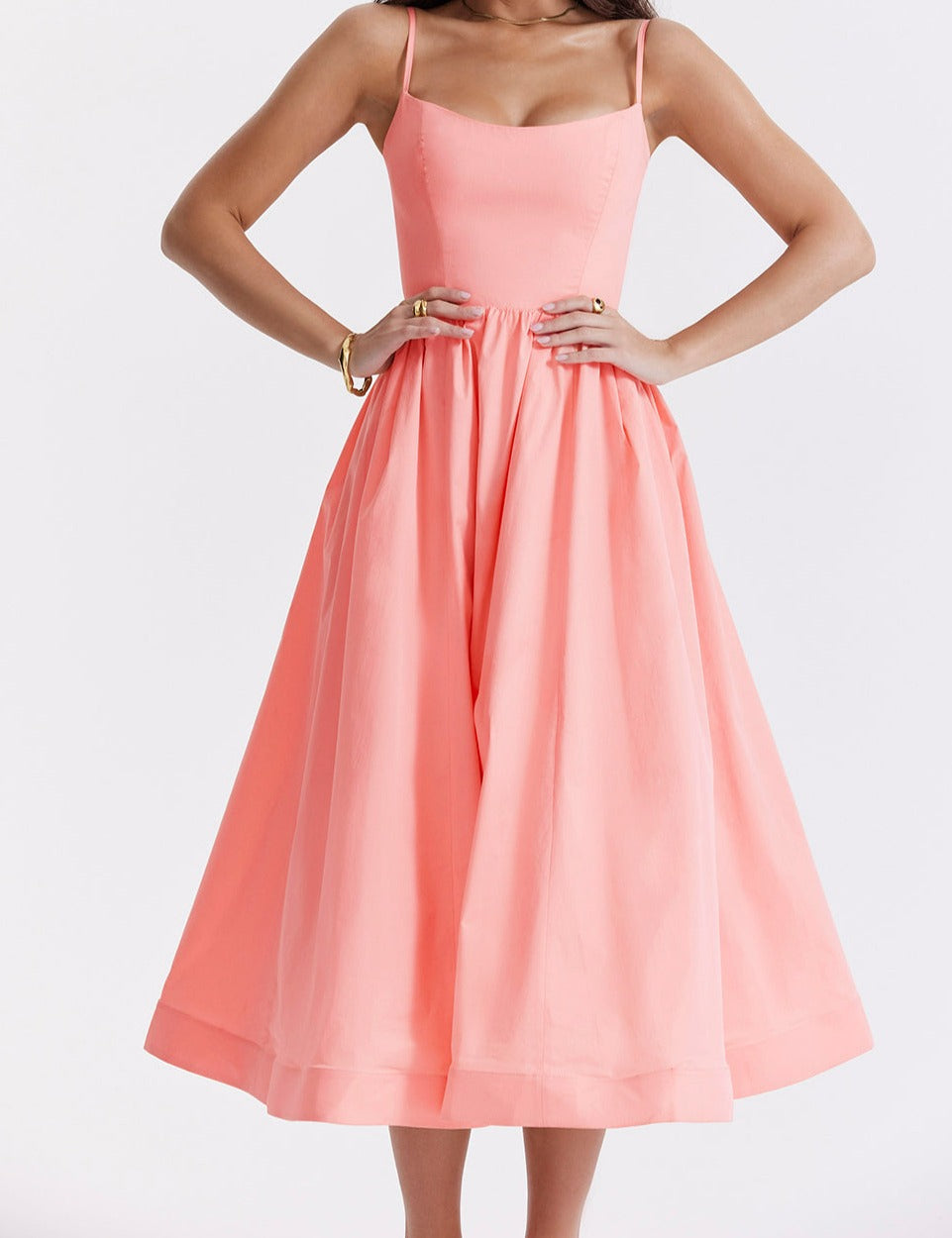 Jenna Elegant Midi Dress Olivia The Label