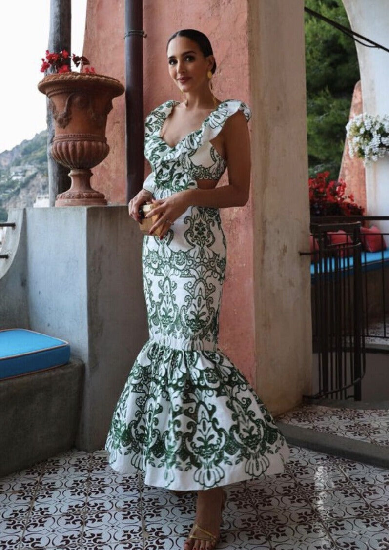 Kirra - Ruffled Maxi Dress Olivia The Label