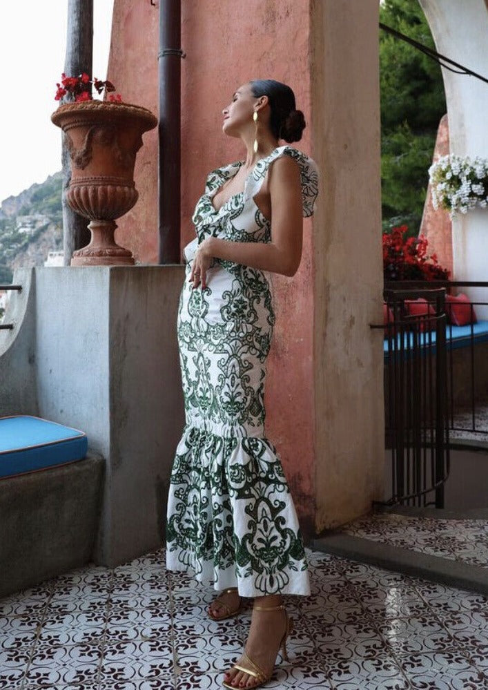 Kirra - Ruffled Maxi Dress Olivia The Label