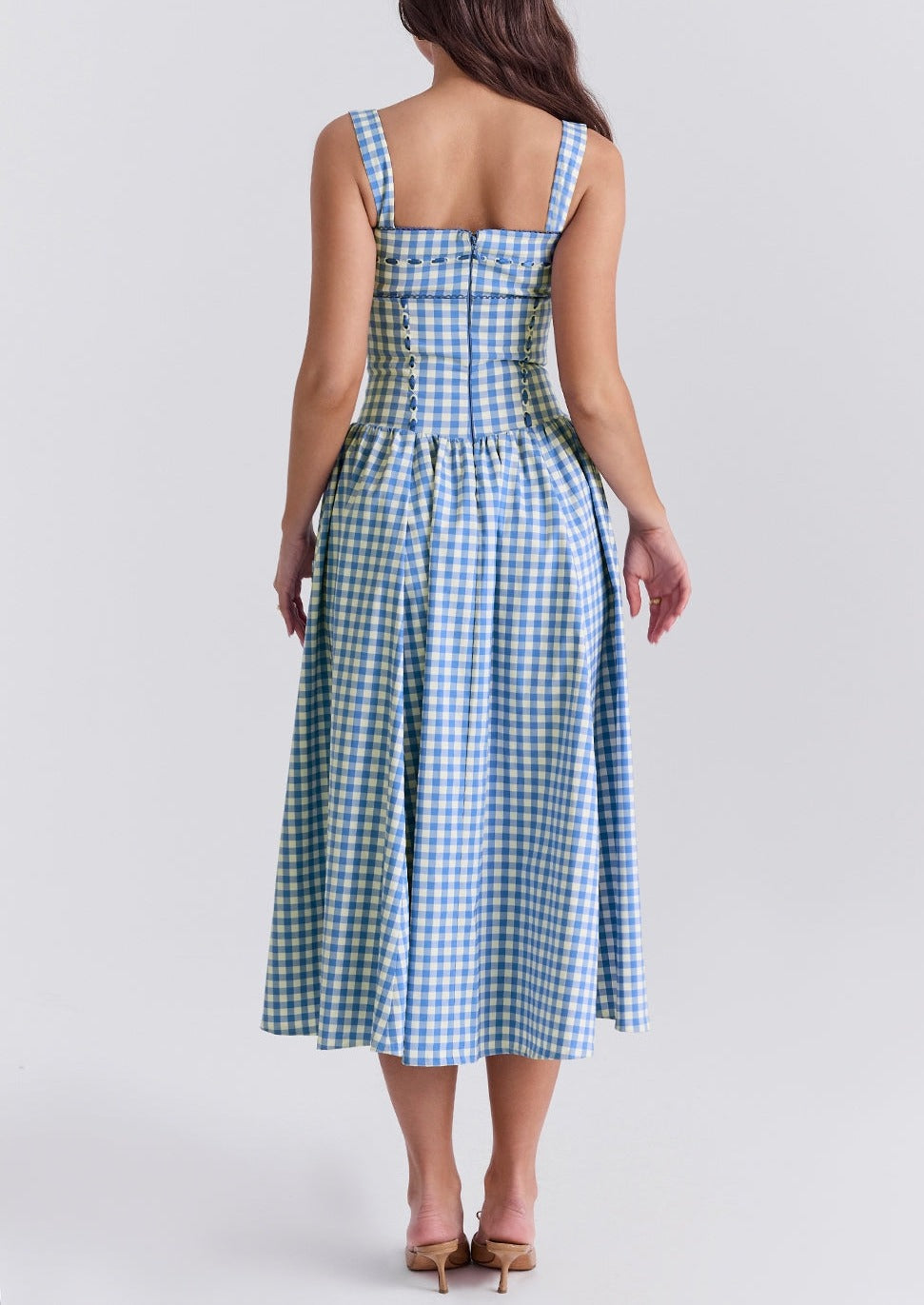 Zaria - Sleeveless Midi Sundress Olivia The Label